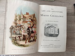 Libro Dickens "Martín Chuzzlewit"