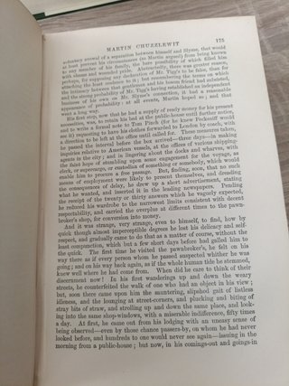 Libro Dickens "Martín Chuzzlewit"