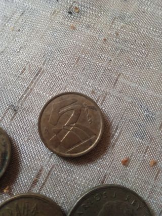 MONEDAS ESPAÑOLAS LOTE DE 13 MONEDAS