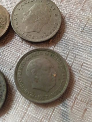 MONEDAS ESPAÑOLAS LOTE DE 13 MONEDAS