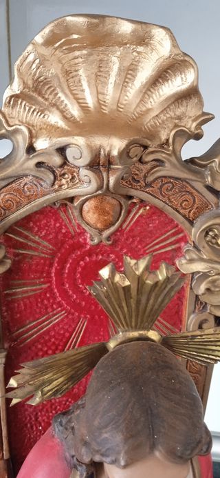 Antiguo Sagrado Corazón de Jesús, sellada de Olot.