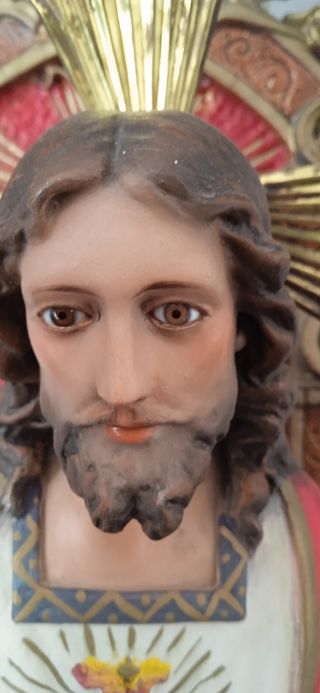 Antiguo Sagrado Corazón de Jesús, sellada de Olot.