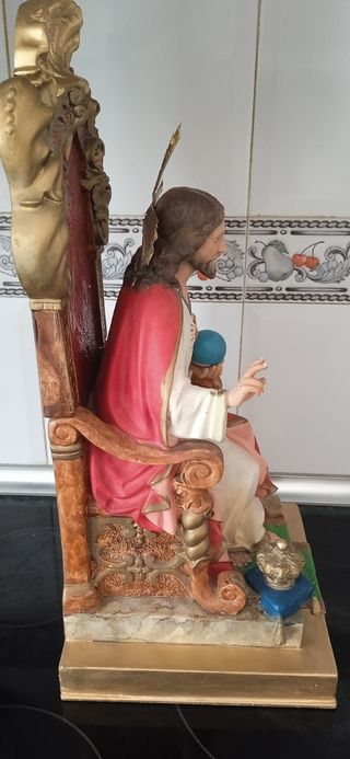 Antiguo Sagrado Corazón de Jesús, sellada de Olot.