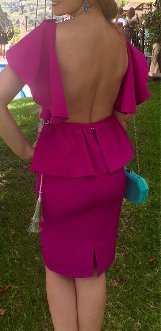 Vestido boda/ graduacion en buganvilla