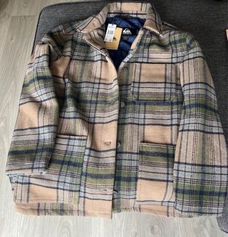 Chaqueta vintage oversize Quicksilver cuadros
