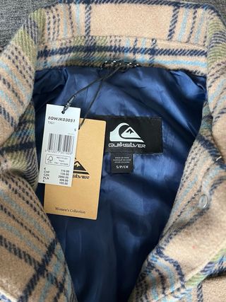 Chaqueta vintage oversize Quicksilver cuadros