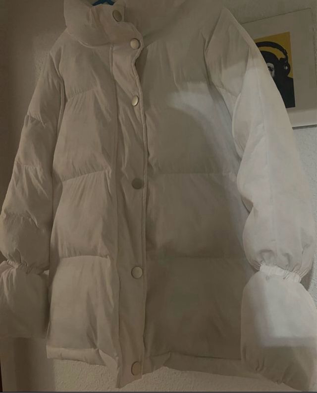 Abrigo Cazadora blanco