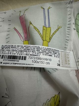 Sabana encimera zara Home kids
