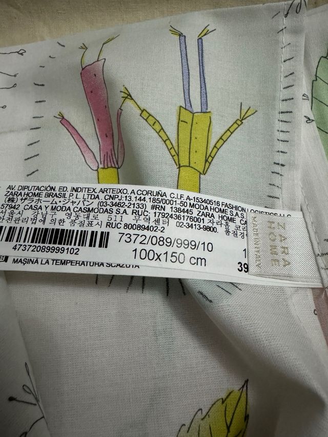 Sabana encimera zara Home kids