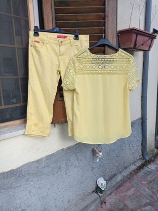 Coordinato pantalone tshirt donna Cesel