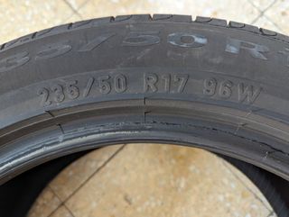 Neumáticos Pirelli 235-50+17 año 21