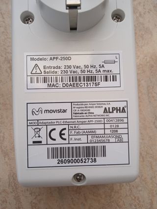 Adaptador PLC Ethernet NUEVO