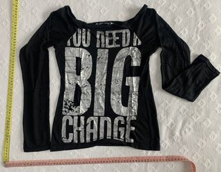 Camiseta Stradivarius manga larga