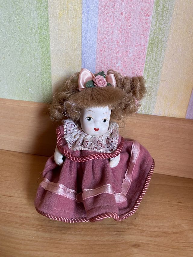 Pack de 3 muñecas de porcelana