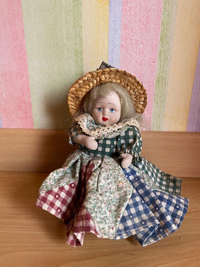 Pack de 3 muñecas de porcelana