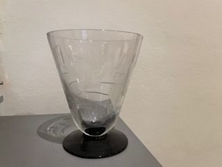 Colección vasos de cristal vintage