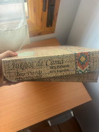 Sábanas bordadas artesanales,cama 135cm