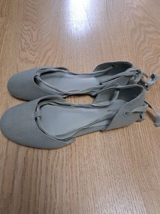 Bailarinas turquesa con lazo 35
