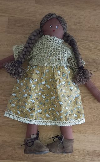 Muñeca de trapo 60 cm, handmade