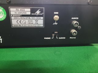 Amplificador marca MONACOR PA-402