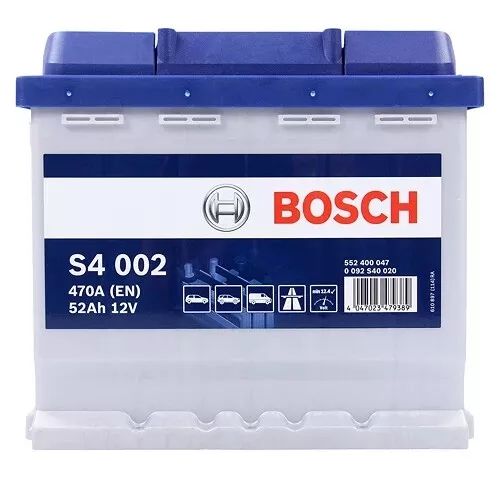Batteria BOSCH S4 002 12V 52 Mha