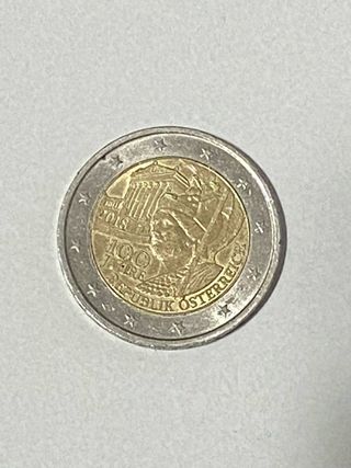 100 Jahre Republik österreich Austria 2 €