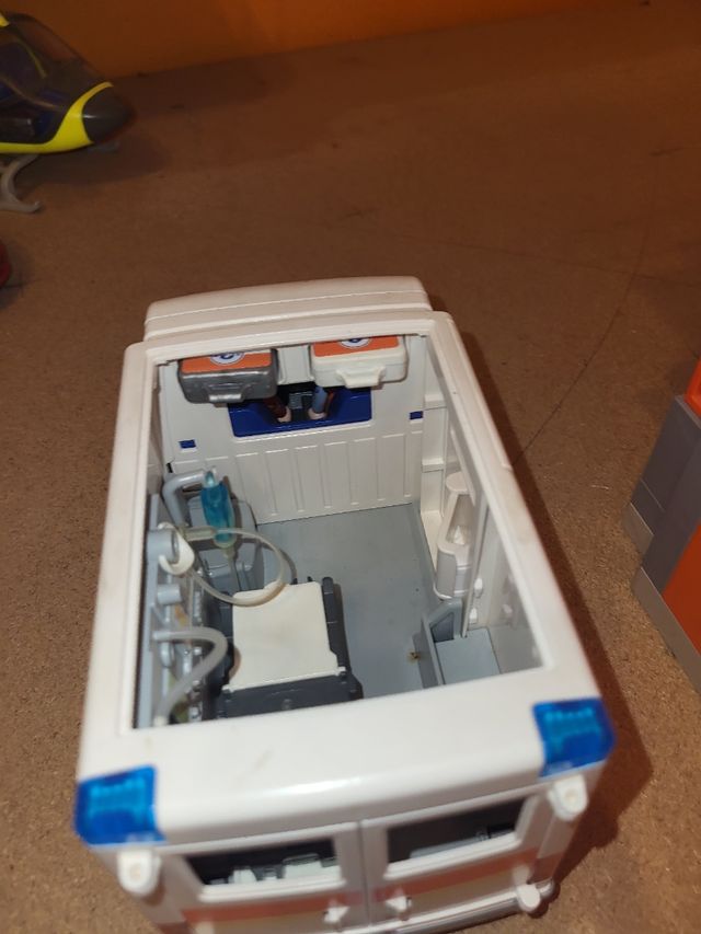 Ambulancia playmobil salvamento maritimo