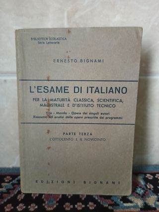 L'Esame di Italiano - Parte terza - Bignami
