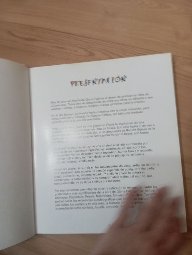 Cuento de Gloria Fuertes .