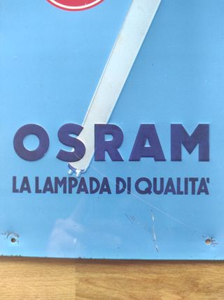 Targa Pubblicitaria Osram