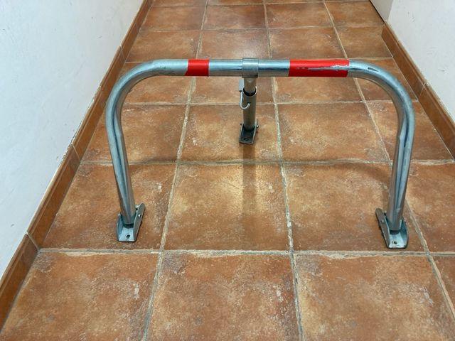 Cepo barrera plaza garaje y candado