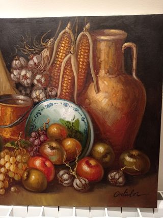 Óleo Bodegón Amano