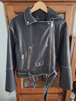 Chaqueta estilo biker 