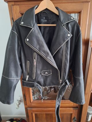Chaqueta estilo biker 
