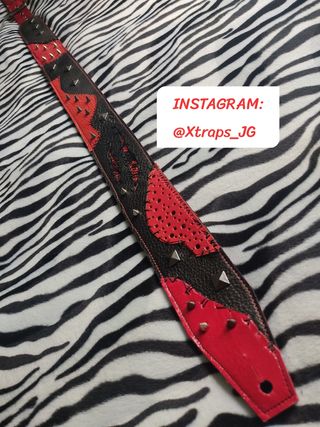 Correa HorrorStrap cuero guitarra o bajo