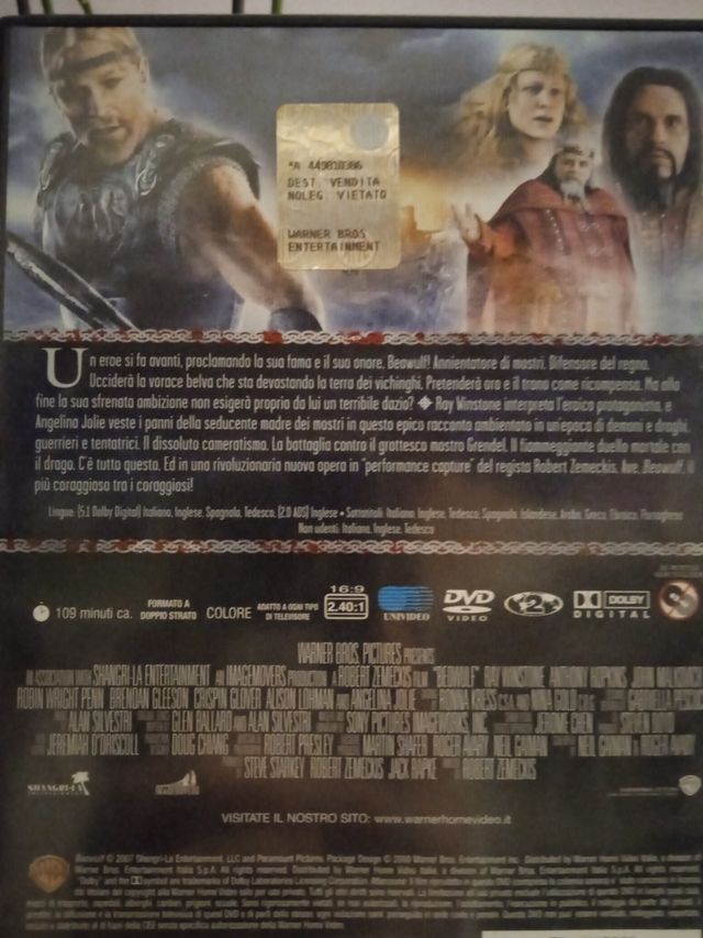DVD La leggenda di Beowulf
