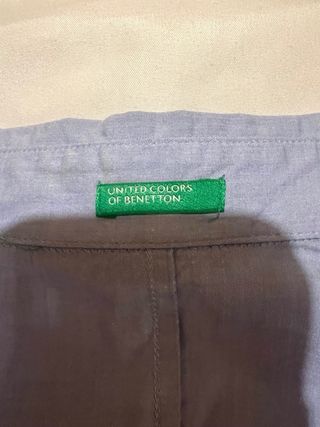 Camisa sin mangas benetton