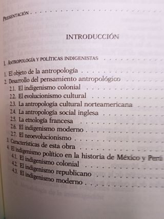 Historia de la antropología indigenista: México y