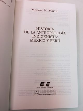 Historia de la antropología indigenista: México y