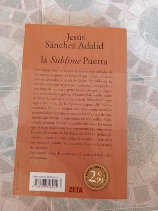 Libro "La sublime puerta" de Jesús Sánchez Adalid