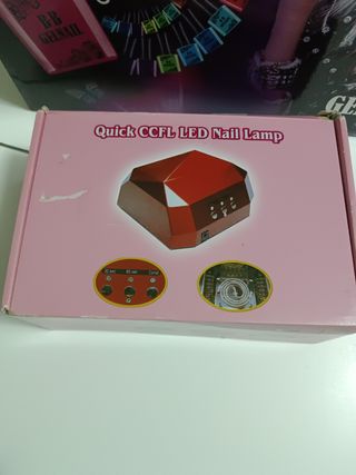 Lampara led para uñas