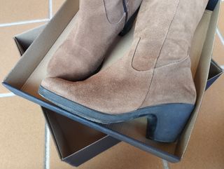 Botas altas de ante 