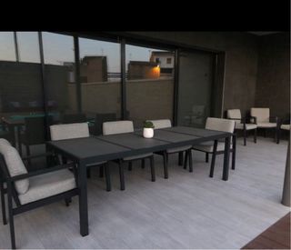 Mesa jardín aluminio Rosario XL - Marca Arteleya