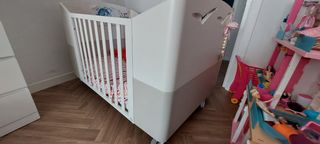 Cameretta Doimo Gabbiano con culla e cassettiera