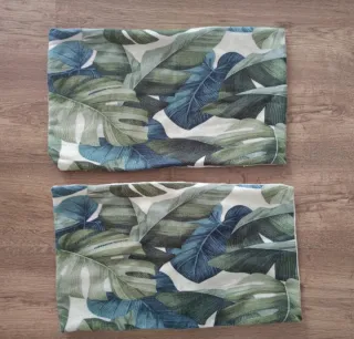 Fundas cojin hojas
