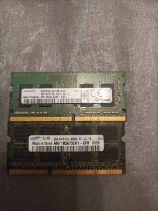 Memoria RAM de portatil