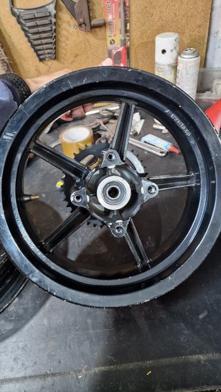 Llantas pitbike delantera con disco trasera sin el
