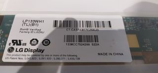 Pantalla 13.3" LED LP133WH1(TL)(B1) 1366X768 