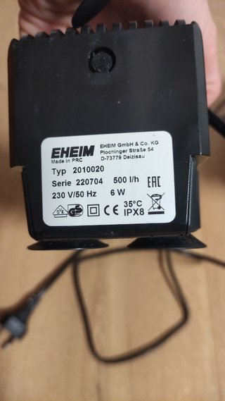 Filtro acuario Eheim 500l/h