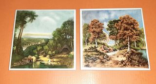 2 AZULEJOS DECORATIVOS J.C. VAN HUNNIK